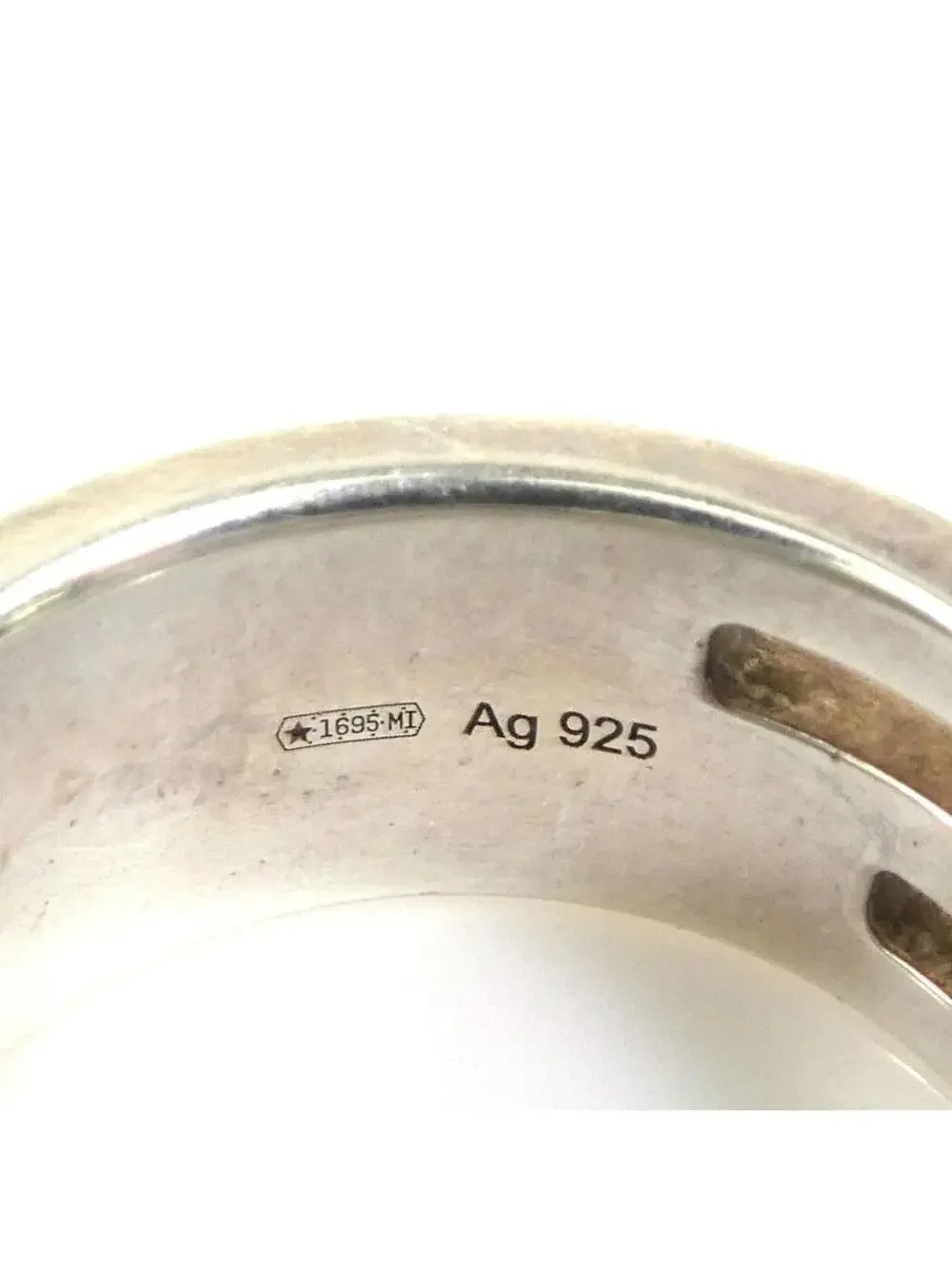 Auth Gucci G Logo Ring Silver - #303026G84B
